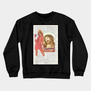 Transfixed on Bubblegum Christliness Crewneck Sweatshirt